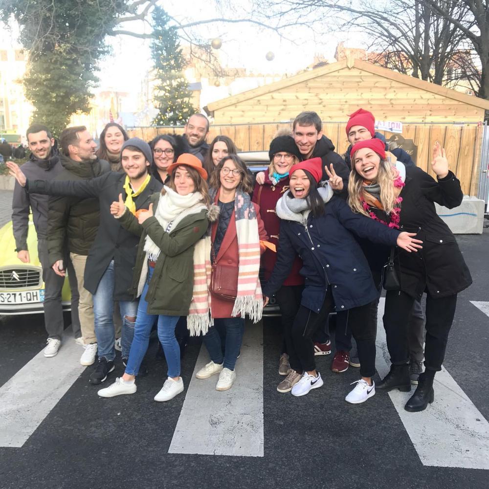 Rallye pédestre dans les rues de Lille