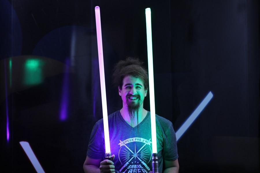 Lightsaber initiation: in the skin of a Jedi knight