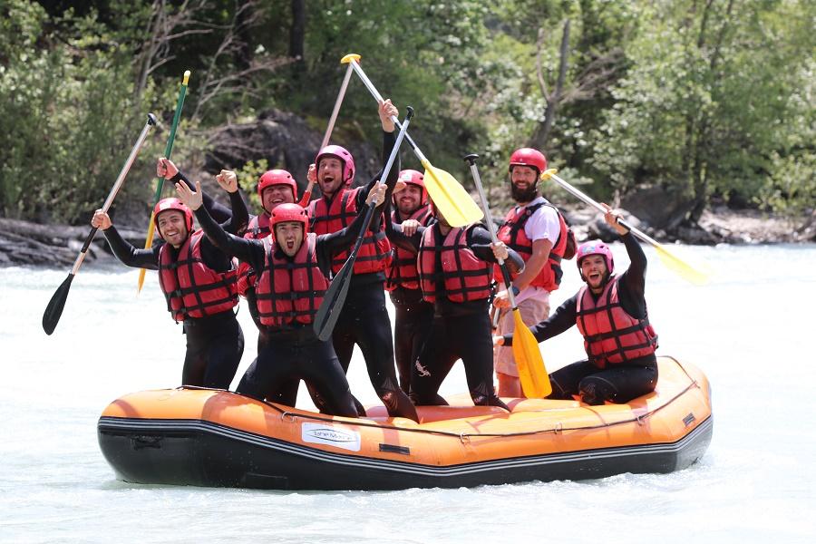 Rafting + Snacking on the Durance