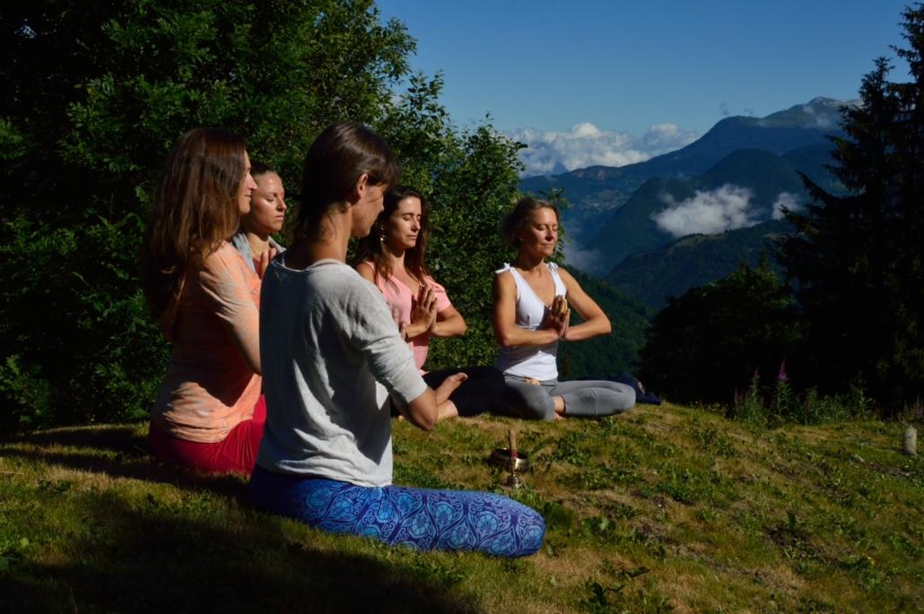 Cours de Yoga collectif  en Savoie (durant l'été)