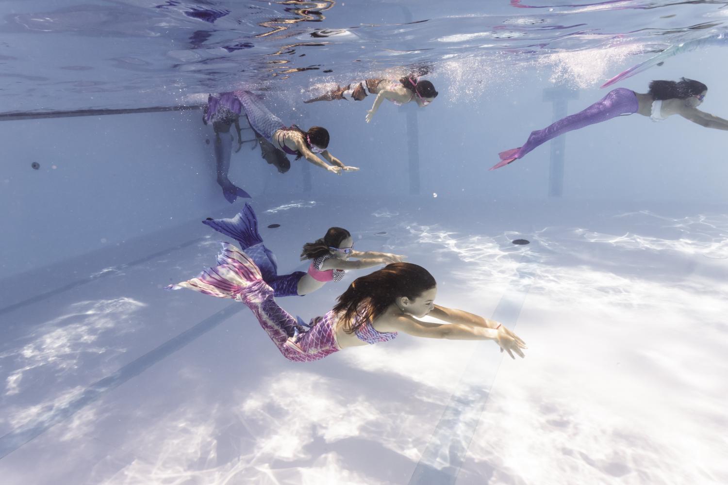 Mermaid courses at L'Ermitage (pool)