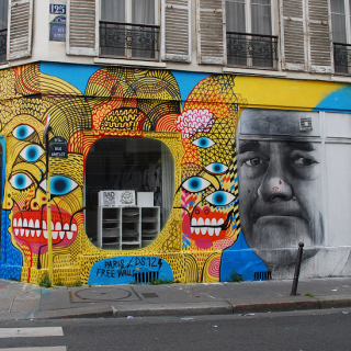 Graffiti visit : Belleville Ménilmontant - thumbnail