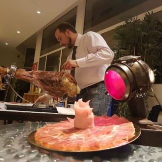 Cutting and tasting of Spanish Hams - thumbnail