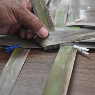 Atelier de tressage végétal (palmier, coco)