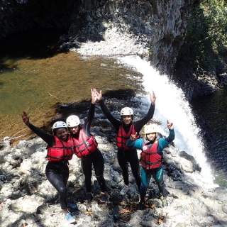 Water trekking on the Rivière des Roches (Canyoning) - thumbnail