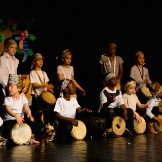 African drumming and dancing workshop for children