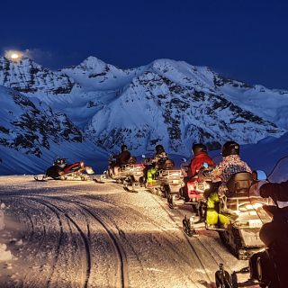Snowmobiling in Orcières-Merlette - thumbnail