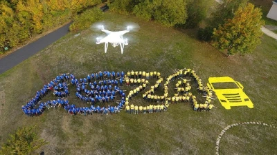 human-logo-from-a-drone-seen-from-the-sky-2